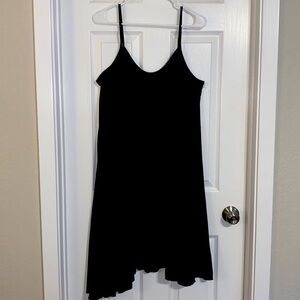 See You Monday pleated black dress